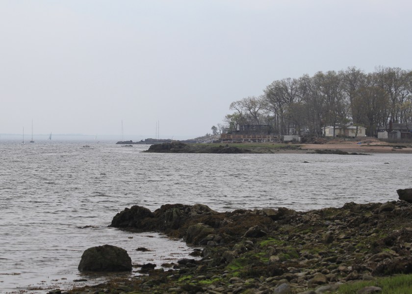 Long Island Sound at marshlands Conservancy