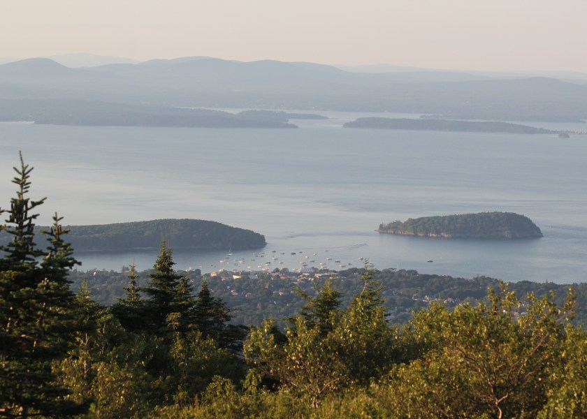 View of Frenchman Bay from Cadillac Mountain